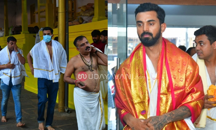 ಕುಕ್ಕೆ ಸುಬ್ರಹ್ಮಣ್ಯಕ್ಕೆ ಕ್ರಿಕೆಟಿಗ ಕೆ.ಎಲ್.ರಾಹುಲ್ ಭೇಟಿ