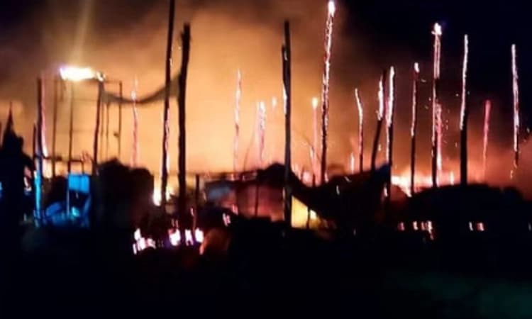 ಪಣಜಿ: ಕಲಂಗುಟ್‍ ಕಡಲತೀರದಲ್ಲಿ ಅಗ್ನಿ ಅವಘಡ;  70 ಲಕ್ಷ ರೂ.ನಷ್ಟ, ತಪ್ಪಿದ ದುರಂತ