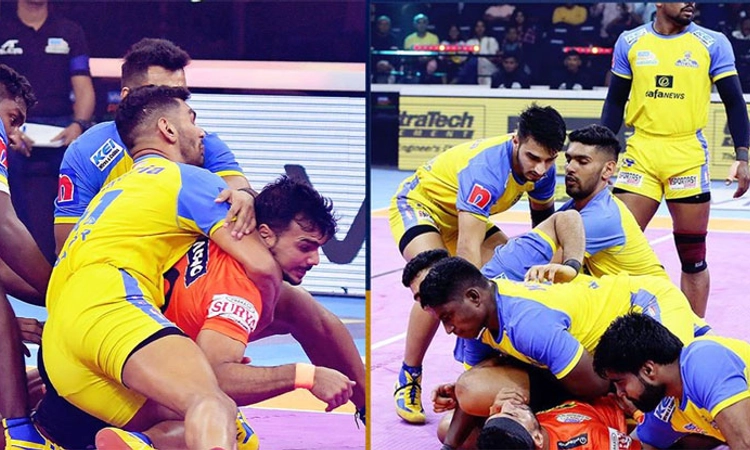 ಪ್ರೊ ಕಬಡ್ಡಿ: ಯು ಮುಂಬಾವನ್ನು ಮಣಿಸಿದ ತಮಿಳ್‌ ತಲೈವಾಸ್‌