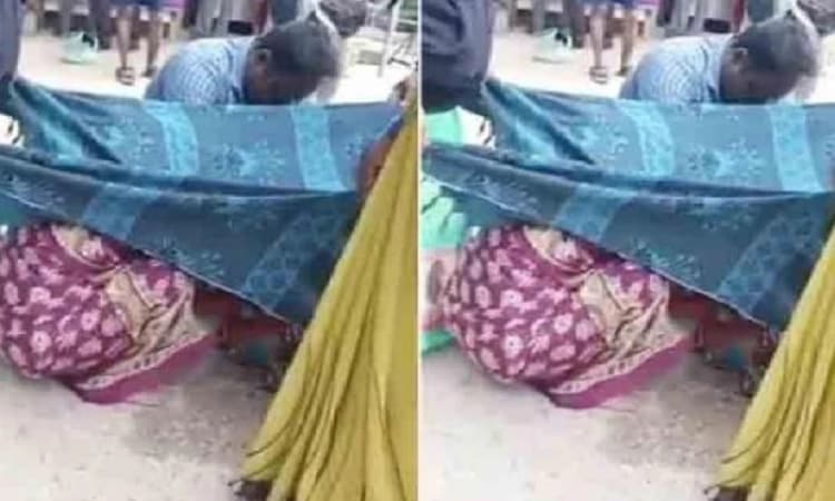 ಆಸ್ಪತ್ರೆಯಲ್ಲಿ ದಾಖಲಾತಿಗೆ ನಿರಾಕರಣೆ: ರಸ್ತೆಯಲ್ಲೇ ಹೆಣ್ಣು ಮಗುವಿಗೆ ಜನ್ಮ ನೀಡಿದ ಮಹಿಳೆ