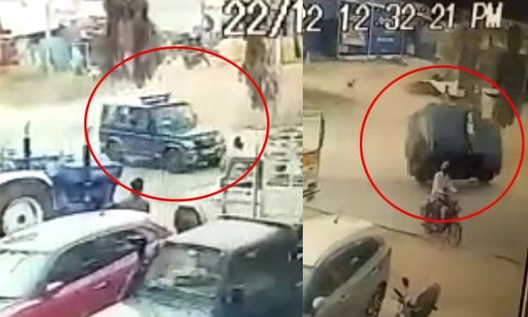 ಬೈಕ್ ತಪ್ಪಿಸಲು ಹೋಗಿ ಸಿಎಂ ಎಸ್ಕಾರ್ಟ್ ವಾಹನ ಪಲ್ಟಿ; ಹಲವು ಪೊಲೀಸರಿಗೆ ಗಾಯ