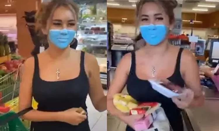 ಮಾಸ್ಕ್ ರೀತಿ ಬಣ್ಣ ಬಳಿದುಕೊಂಡು ಯಾಮಾರಿಸಲು ಹೋದವರೇ ತಗ್ಲಾಕ್ಕೊಂಡ್ರು..!