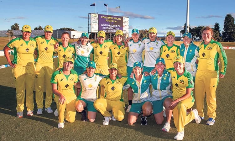 ಏಕದಿನ ಪಂದ್ಯ : ಆಸೀಸ್‌ ವನಿತೆಯರ ಸತತ 22 ಗೆಲುವು