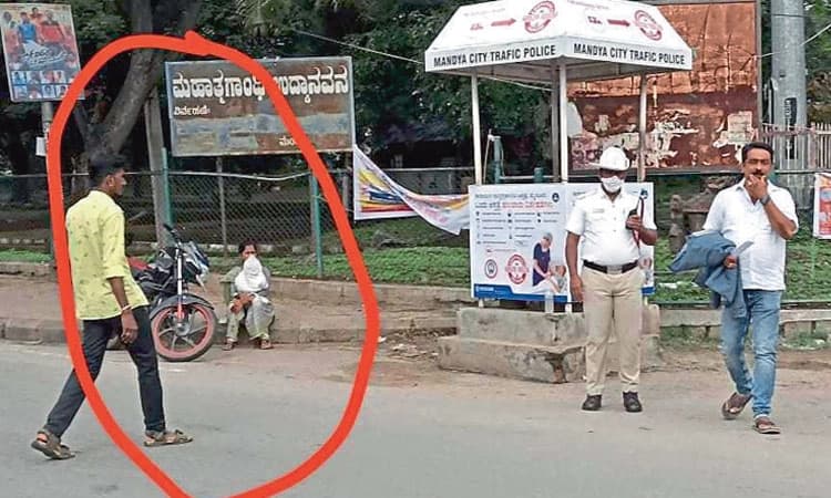 ಮಾನವೀಯತೆ ಮರೆತರೇ ಪೊಲೀಸ್‌ ಅಧಿಕಾರಿ