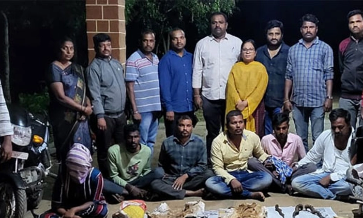 ವನ್ಯ ಪ್ರಾಣಿಗಳ ಚರ್ಮ ಮಾರಾಟ: ಅಂತಾರಾಜ್ಯದ 6 ನಟೋರಿಯಸ್ ಗಳ ಬಂಧನ