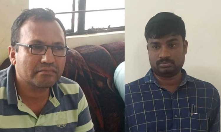ಹೊಳಲ್ಕೆರೆ : ಲೋಕಾಯುಕ್ತ ಬಲೆಗೆ ಬಿದ್ದ ಪಿಡಿಒ, ಎಸ್‌ಡಿಎ