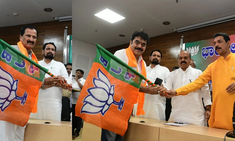 ಬಿಜೆಪಿ ಸೇರಿದ ಮುದ್ದಹನುಮೇಗೌಡ, ನಟ ಶಶಿಕುಮಾರ್