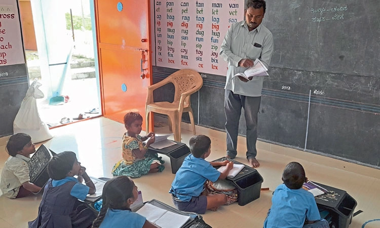 ಕನ್ನಡ ಶಾಲೆಯಲ್ಲಿ ತ.ನಾಡು ಮಕ್ಕಳ ವಿದ್ಯಾಭ್ಯಾಸ