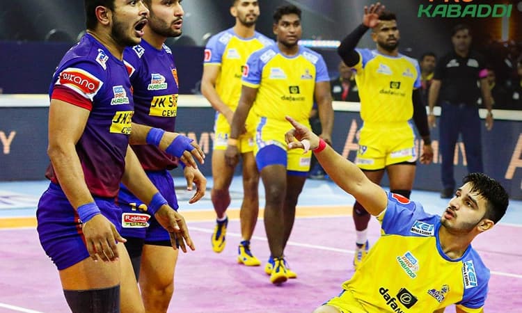 ಪ್ರೊ ಕಬಡ್ಡಿ ಹಣಾಹಣಿ: ದಬಾಂಗ್‌ ಡೆಲ್ಲಿಯನ್ನು ಕೆಡವಿದ ತಮಿಳ್‌ ತಲೈವಾಸ್‌