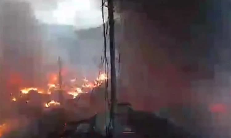 ಇಟಾನಗರದಲ್ಲಿ ಭಾರಿ ಅಗ್ನಿ ಅವಘಡ : 700 ಕ್ಕೂ ಹೆಚ್ಚು ಅಂಗಡಿಗಳು ಸುಟ್ಟು ಭಸ್ಮ