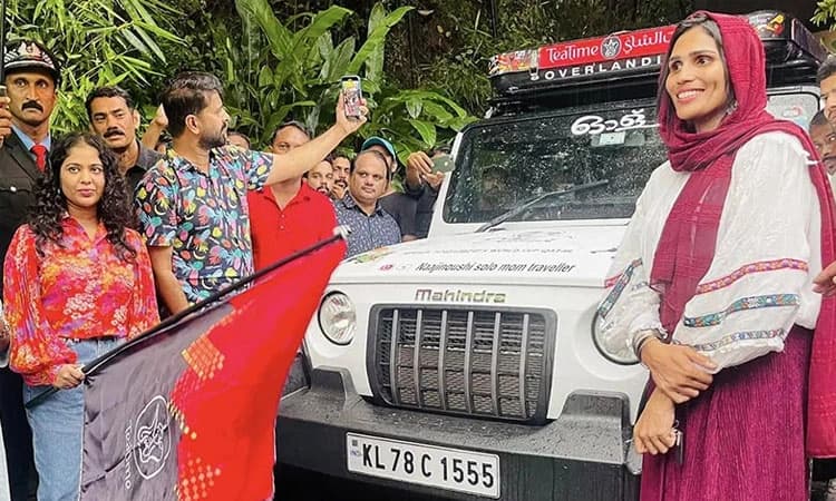 ಫಿಫಾ ಫುಟ್‌ ಬಾಲ್‌ ವೀಕ್ಷಿಸಲು ಜೀಪ್‌ ನಲ್ಲಿ ಒಂಟಿಯಾಗಿ ಕತಾರ್‌ ಗೆ ಹೊರಟ ಮಹಿಳೆ..!