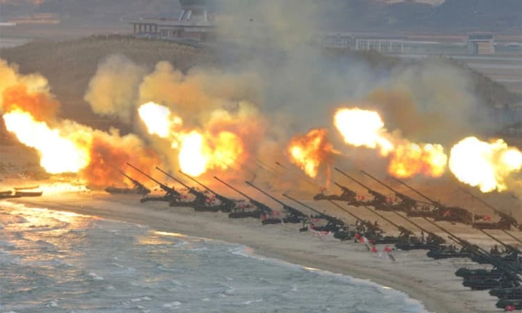 ದಕ್ಷಿಣ ಕೊರಿಯಾ ಗಡಿಯಲ್ಲಿ ಶೆಲ್‌ ದಾಳಿ ನಡೆಸಿದ ಉತ್ತರ ಕೊರಿಯಾ