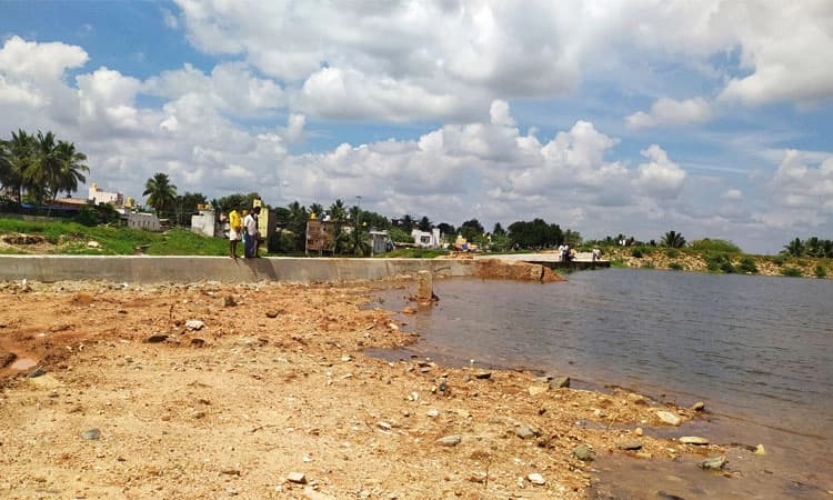 ಭರ್ತಿ ಹಂತಕ್ಕೆ ಐತಿಹಾಸಿಕ ಧರ್ಮಪುರ ಕೆರೆ