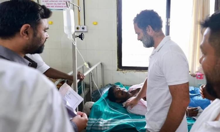 ಭಾರತ್ ಜೋಡೋ ಪಾದಯಾತ್ರೆಯಲ್ಲಿ ವಿದ್ಯುತ್ ಅವಘಡ: ತಲಾ ಲಕ್ಷ ರೂ. ಪರಿಹಾರ ಘೋಷಿಸಿದ ರಾಹುಲ್