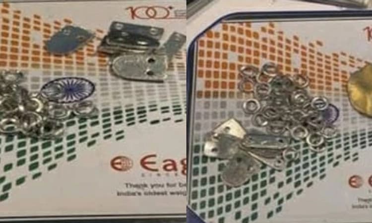 ಟೈಗರ್ ಬಾಂಬ್ ನ ಮುಚ್ಚಳ ಚಿನ್ನದ್ದು! ;ಚಾಲಾಕಿ‌ ಪ್ರಯಾಣಿಕರ ಬಂಧನ