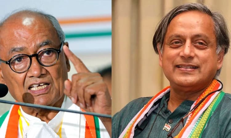 ಎಐಸಿಸಿ ಅಧ್ಯಕ್ಷ ಚುನಾವಣೆ: ದಿಗ್ವಿಜಯ್‌ ವರ್ಸಸ್‌ ತರೂರ್‌