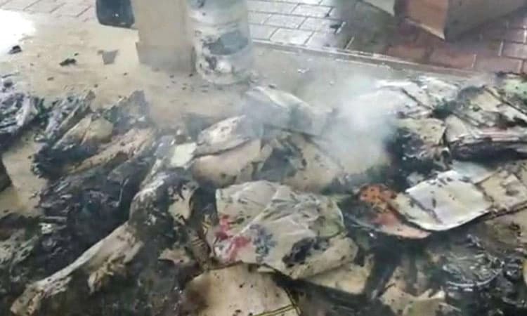 ಹೆಬ್ರಿ: ಚಾರ ಗ್ರಾ.ಪಂ.ನಲ್ಲಿ ಅಗ್ನಿ ಅವಘಡ: ಸುಟ್ಟು ಕರಕಲಾದ ದಾಖಲೆ ಪತ್ರ