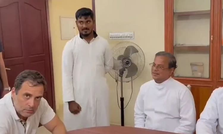 ರಾಹುಲ್ ಗಾಂಧಿಗೆ ‘ಯೇಸು ಒಬ್ಬನೇ ದೇವರು’ ಎಂದ ಪಾದ್ರಿ: ಭಾರತ ಒಡೆಯುವ ಯಾತ್ರೆ ಎಂದ ಬಿಜೆಪಿ