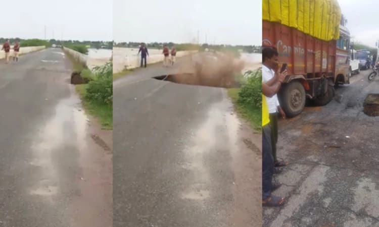 ನವಲಗುಂದ : ಕುಸಿದು ಬಿದ್ದ ಸೇತುವೆ, ನೀರಿನಲ್ಲಿ ಕೊಚ್ಚಿ ಹೋಗುತ್ತಿದ್ದ ವ್ಯಕ್ತಿಯ ರಕ್ಷಣೆ