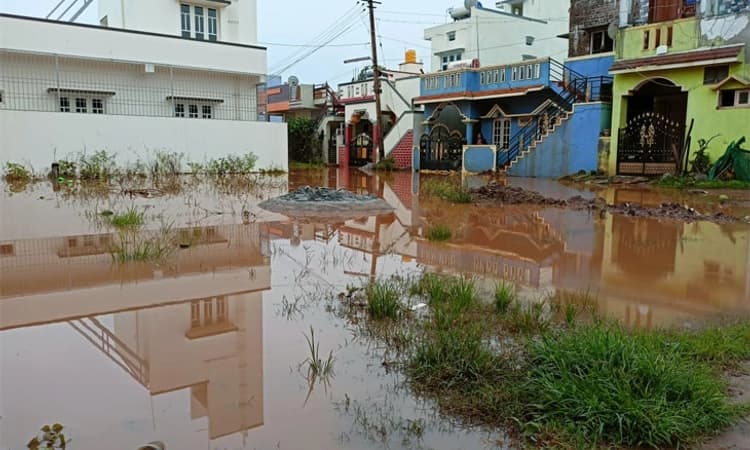 ಭಾರಿ ಮಳೆಗೆ ಕೆರೆಗಳು ಭರ್ತಿ; ಹನಗೋಡು ರಸ್ತೆ ಬಂದ್, ಬೆಳೆ ನಾಶ