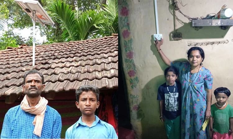 ಹತ್ತು ಬಡ ಕುಟುಂಬಕ್ಕೆ ಸೌರ ಬೆಳಕು ಭಾಗ್ಯ!