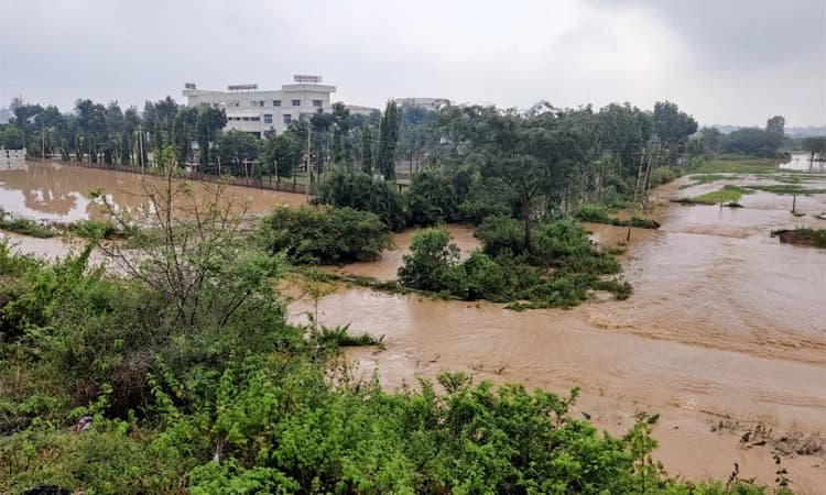 ಮಳೆಯ ಆರ್ಭಟಕ್ಕೆ ಬೆಚ್ಚಿ ಬಿದ್ದ ಚಿಕ್ಕಬಳ್ಳಾಪುರ ಜನತೆ : ರಾತ್ರಿಯಿಡೀ ನಾಗರಿಕರ ಜಾಗರಣೆ