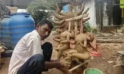 ಬದುಕು ಕಟ್ಟಿಕೊಟ್ಟ ಗಣೇಶ ತಯಾರಿಕೆ ವೃತ್ತಿ