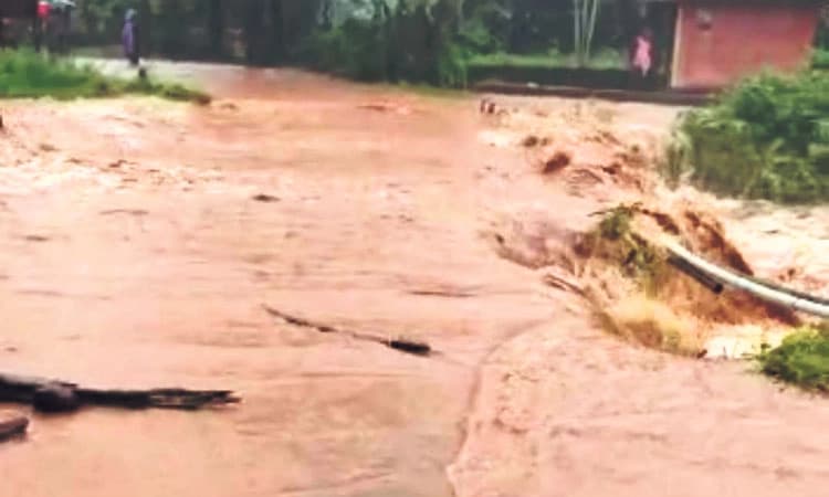 ದಕ್ಷಿಣ ಕನ್ನಡ ಜಿಲ್ಲೆಯ ಕೆಲವೆಡೆ ಭಾರೀ ಮಳೆ, ಹಾನಿ