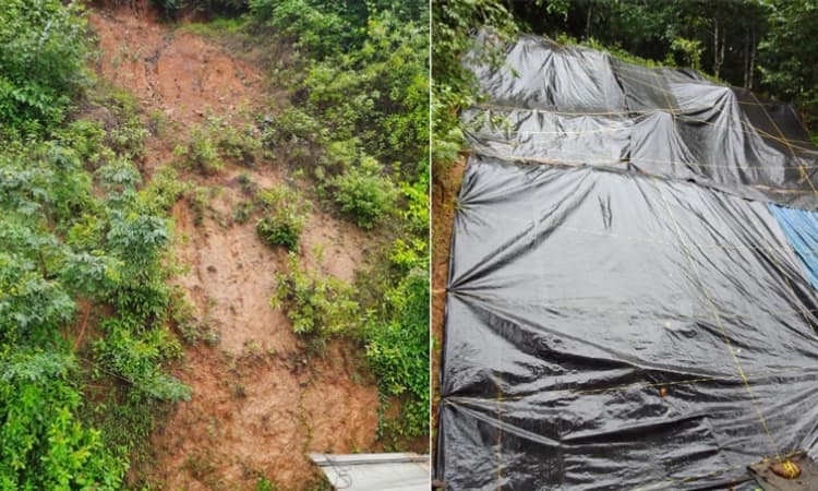 ಬೇದೂರು ಗ್ರಾಮದಲ್ಲಿ ಗುಡ್ಡ ಕುಸಿತ ; ಆತಂಕ ವ್ಯಕ್ತಪಡಿಸಿದ ವೃಕ್ಷ ಲಕ್ಷ ಆಂದೋಲನ