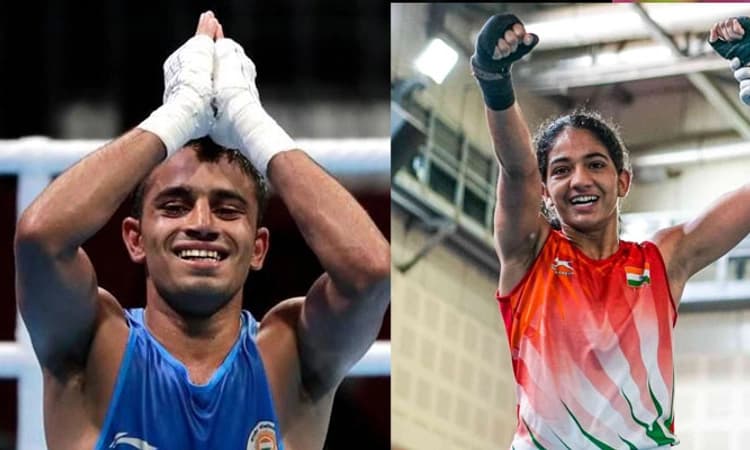 ಚಿನ್ನದ ಪಂಚ್: ಬಾಕ್ಸಿಂಗ್ ನಲ್ಲಿ ಚಿನ್ನದ ಪದಕ ಜಯಿಸಿದ ಅಮಿತ್ ಪಂಗಾಲ್, ನೀತು ಘಂಘಾಸ್