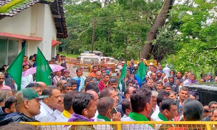 ಸಾಗರ: ಅರಣ್ಯ ಇಲಾಖೆ ದೌರ್ಜನ್ಯ ಖಂಡಿಸಿ ಅಹೋರಾತ್ರಿ ಪ್ರತಿಭಟನೆಗೆ ತೆರೆ