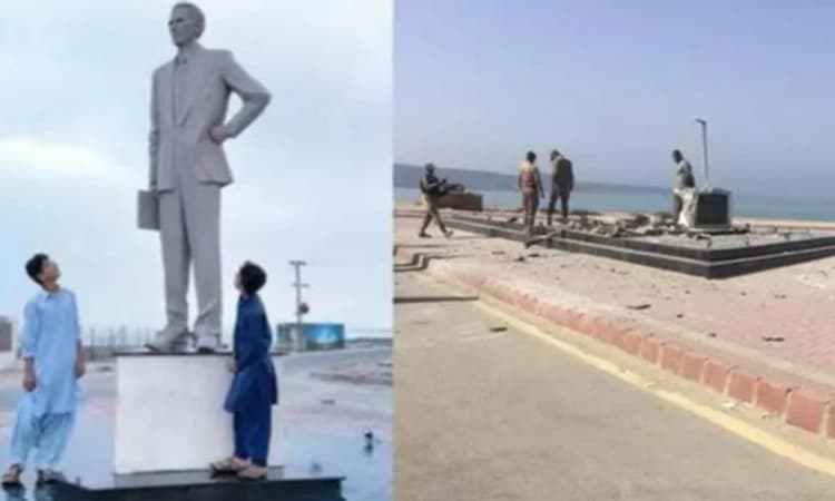 ಪ್ರವಾಸಿಗರಂತೆ ವೇಷ ಧರಿಸಿ…ಪಾಕ್‌ ಸಂಸ್ಥಾಪಕ ಜಿನ್ನಾ ಪ್ರತಿಮೆ ಸ್ಫೋಟ