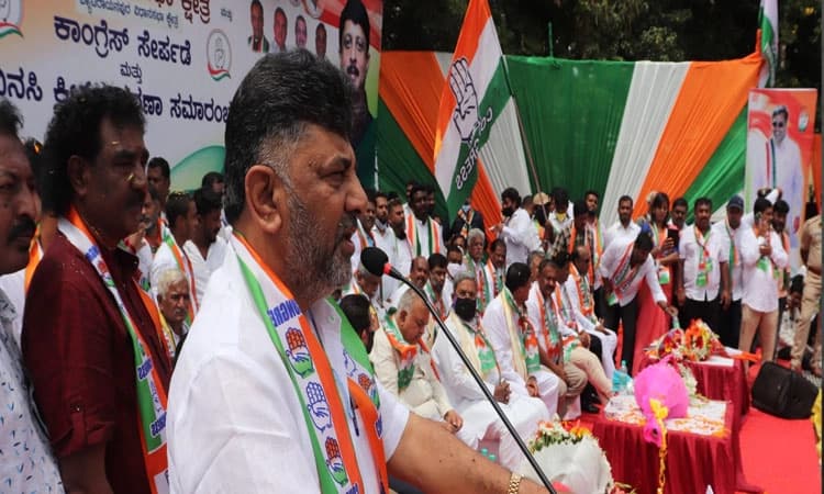 ನಾಳೆಯ ‘ಭಾರತ್ ಬಂದ್‍’ಗೆ ಕಾಂಗ್ರೆಸ್ ಬೆಂಬಲ : ಡಿ.ಕೆ.ಶಿವಕುಮಾರ