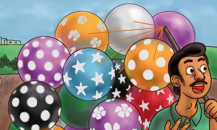 ಬಲೂನ್‌ ಮಾರಾಟ ಮಾಡುತ್ತಾ ಕನ್ನ ಹಾಕುತ್ತಿದ್ದ ಖದೀಮರು: ಬಗಾರಿಯಾ ಗ್ಯಾಂಗ್‌ನ ಮೂವರ ಬಂಧನ