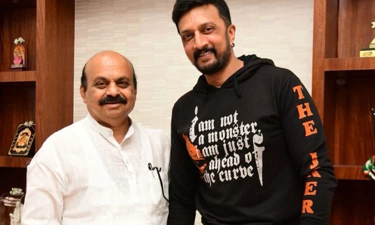 ಸಿಎಂ ಭೇಟಿಯಾದ ಸುದೀಪ್ : ಚಿತ್ರರಂಗದ ಸಮಸ್ಯೆಗಳ ಕುರಿತು ಚರ್ಚೆ