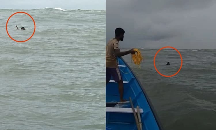 ಉಳ್ಳಾಲ: ಸಮುದ್ರಕ್ಕೆ ಬಿದ್ದಿದ್ದ ಮೀನುಗಾರನ ರಕ್ಷಣೆ