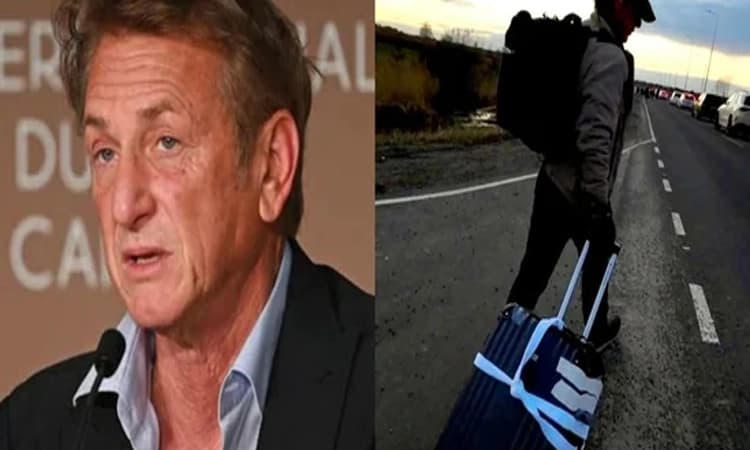 Hollywood star Sean Penn escapes Ukraine on foot