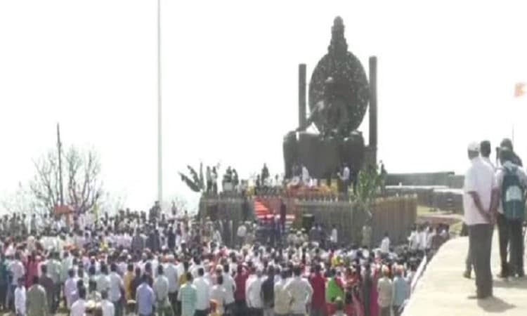 Congress re-inaugurates Chhatrapati Shivaji Maharaj&#8217;s statue in Belagavi