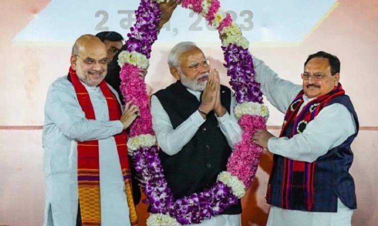 Some say ‘mar ja Modi’, but country chanting ‘mat ja Modi’, says PM after BJP’s victory in NE polls