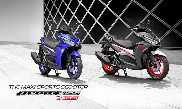 Yamaha drives in new 155 cc scooter Aerox 155, updated YZF-R15 range in India