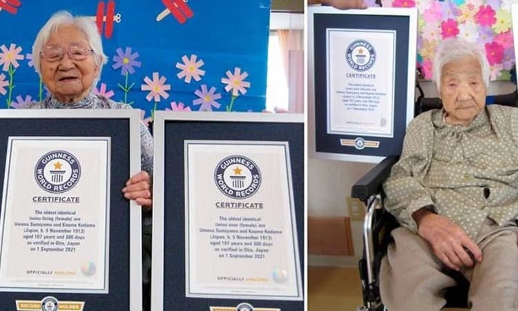 Japanese sisters get Guinness World Record certified as ‘Oldest living identical twins’