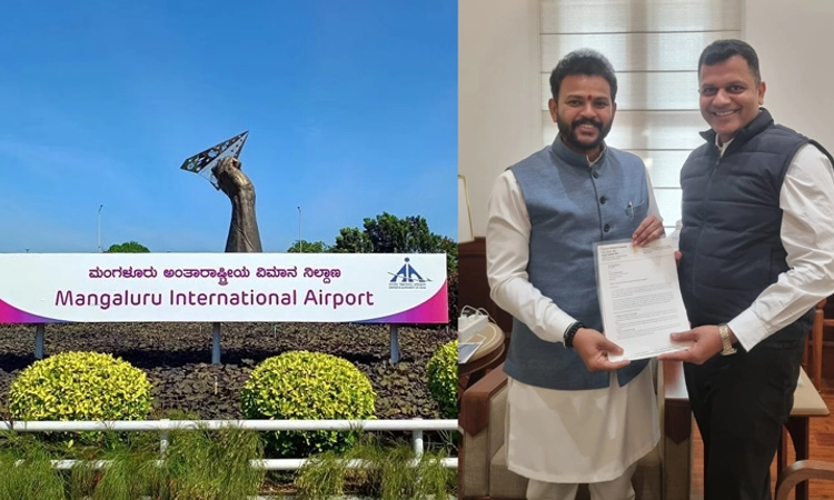 MP Chowta appeals for ‘point of call’ status for Mangaluru Airport