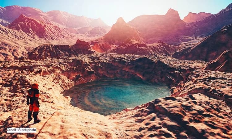 A 4.45 billion-year-old crystal from Mars reveals the planet had water from the beginning