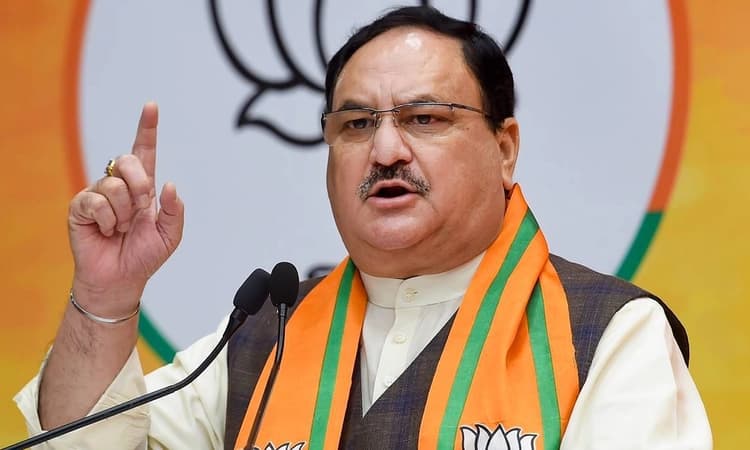 Nadda launches BJP’s wall-writing campaign for Lok Sabha polls