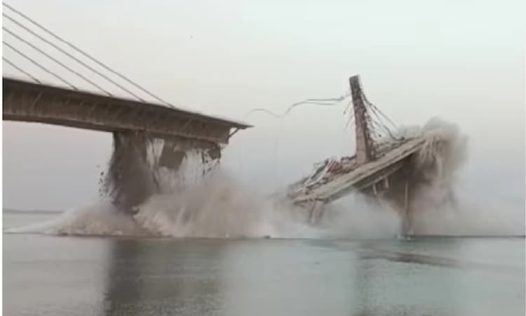 Under construction bridge collapses in Bihar’s Bhagalpur