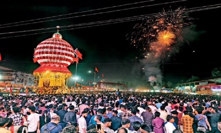 Puttur: Grand Brahmarathotsava of Shri Mahalingeshwara Temple draws thousands of devotees