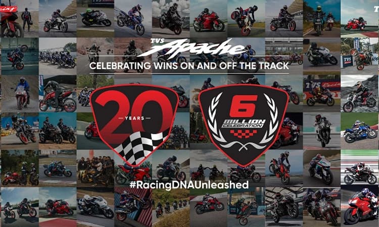 TVS Apache: 6 Million strong and 20 years of racing legacy