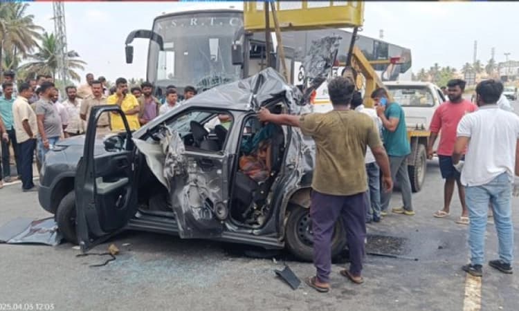 Four killed in road mishap on Bengaluru-Mysuru Expressway