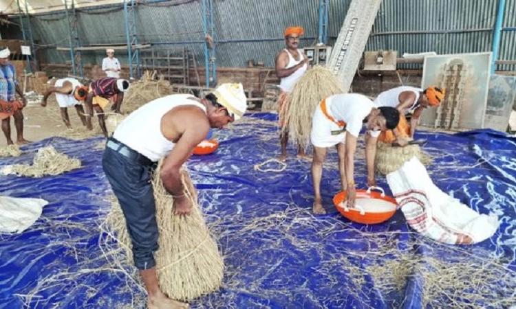 Historic Moodappa seva preparations underway at Madhur Temple