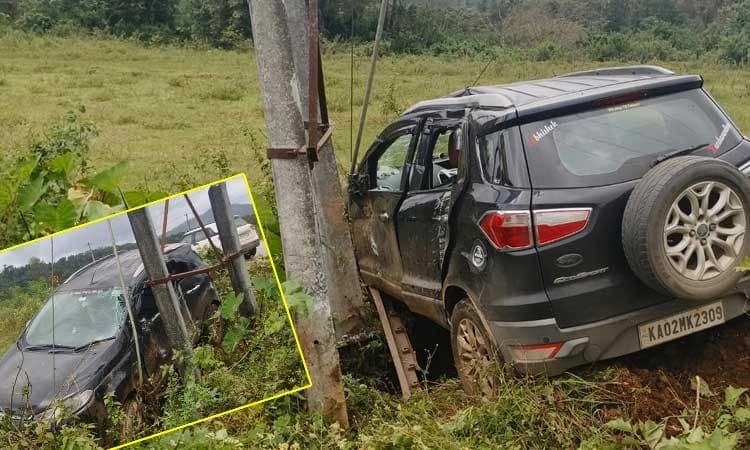 Kottigehara: Two injured as car rams transformer